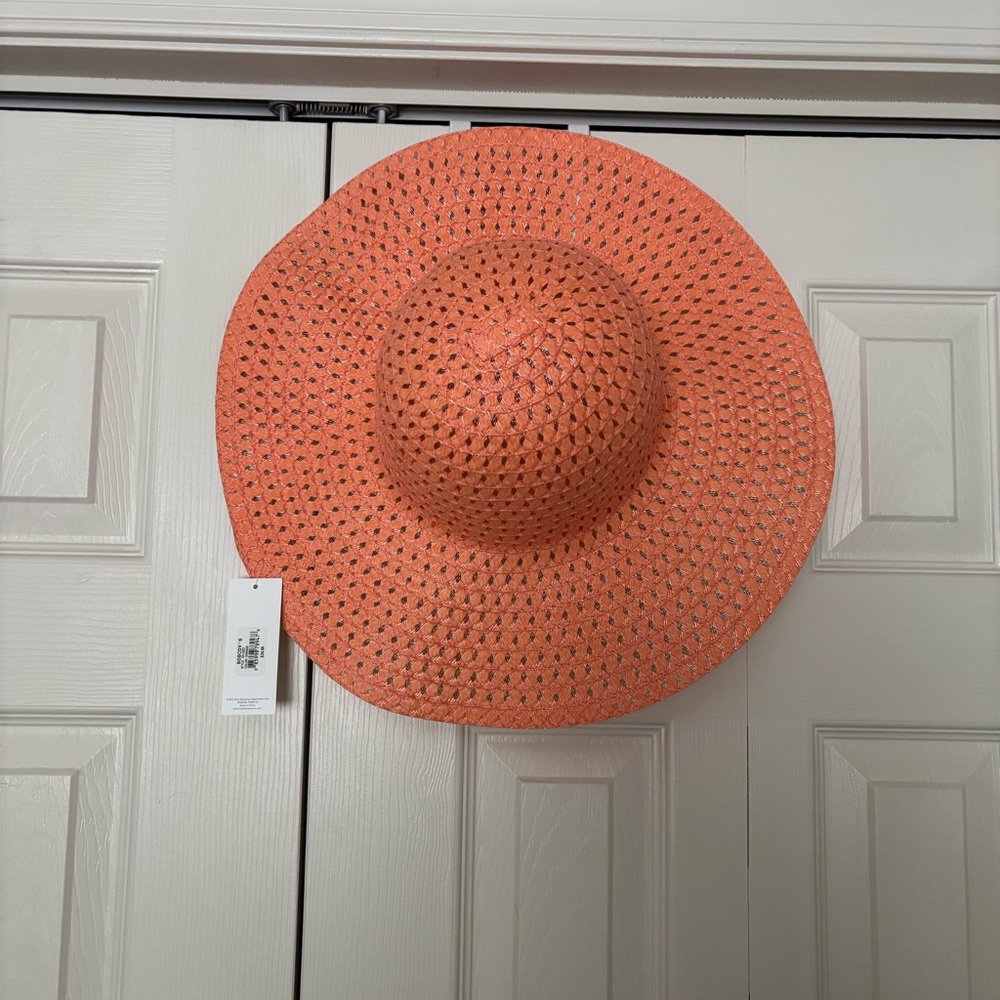 Capelli of New York Vibrant Orange Hat